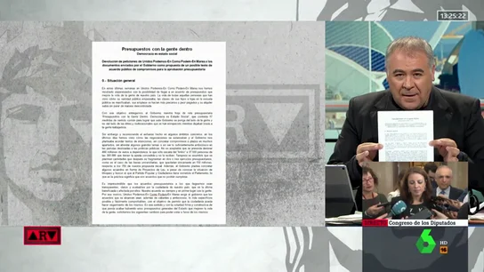 Unidos Podemos contraprograma los PGE: envía a Sánchez un documento en el que critica las medidas y el compromiso del Gobierno Unidos Podemos contraprograma los PGE: envía a Sánchez un documento en el que critica las medidas y el compromiso del Gobierno