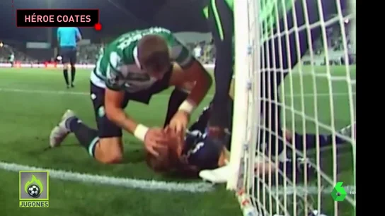 Así salvó Sebastián Coates la vida al guardameta del Sporting de Lisboa Así salvó Sebastián Coates la vida al guardameta del Sporting de Lisboa