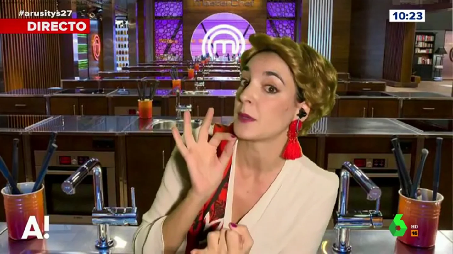 Leonor Lavado encarna a una enfadada Antonia Dell'Atte Leonor Lavado encarna a una enfadada Antonia Dell'Atte
