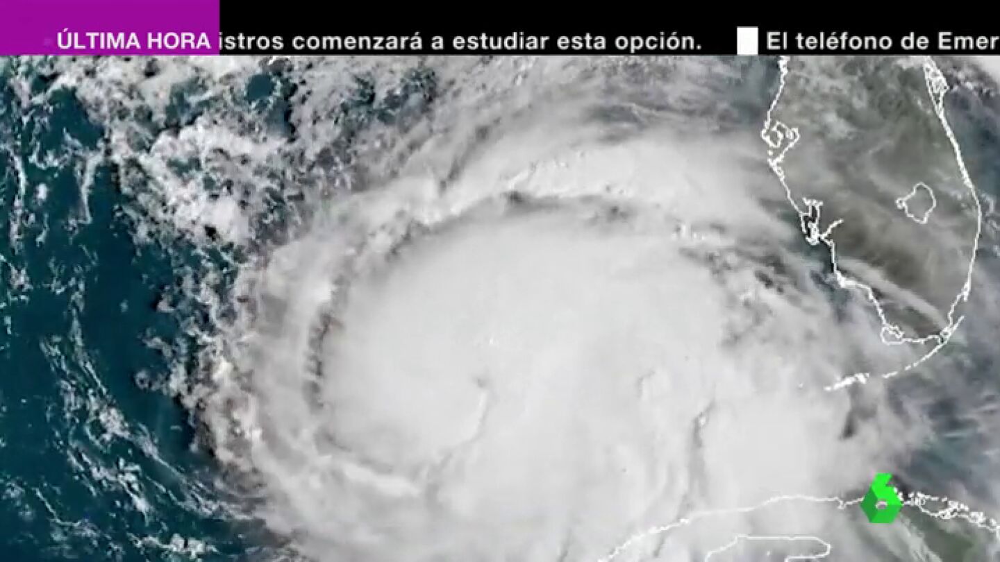 El hurac&aacute;n m&aacute;s potente del &uacute;ltimo siglo avanza con categor&iacute;a 4 hacia Florida: tocar&aacute; suelo en las pr&oacute;ximas horas