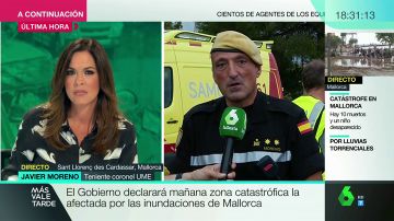 Un teniente coronel de la UME, sobre lo ocurrido en Mallorca: "El panorama es dantesco. Las inundaciones son las que más dolor dejan"