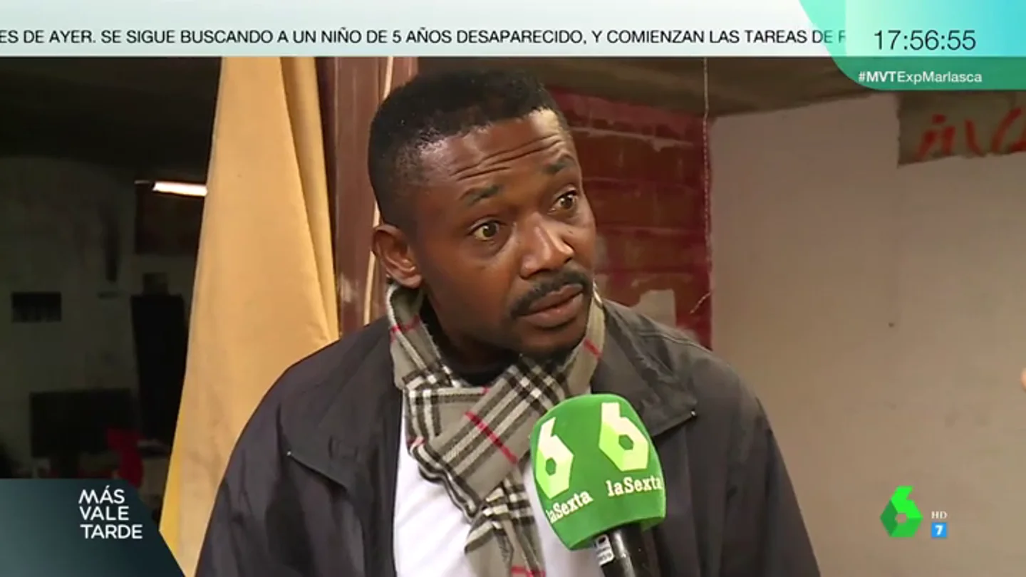 Expediente Marlasca habla con Mamadu, el propietario del 'narcosolar' desalojado en Vallecas: "Si han encontrado droga que me lleven detenido" Expediente Marlasca habla con Mamadu, el propietario del 'narcosolar' desalojado en Vallecas: "Si han encontrado droga que me lleven detenido"