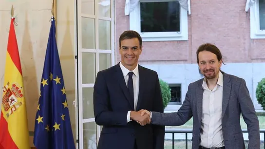 Pedro Sánchez y Pablo Iglesias Pedro Sánchez y Pablo Iglesias