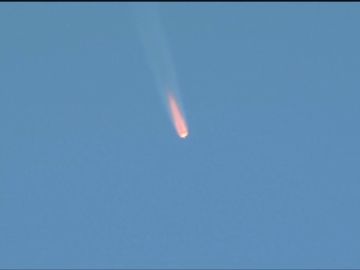 Aterriza de emergencia la nave Soyuz tras fallar el cohete poco después de despegar