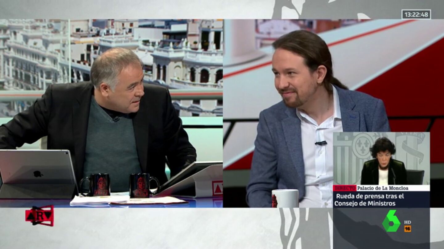 Antonio Garc&iacute;a Ferreras y Pablo Iglesias