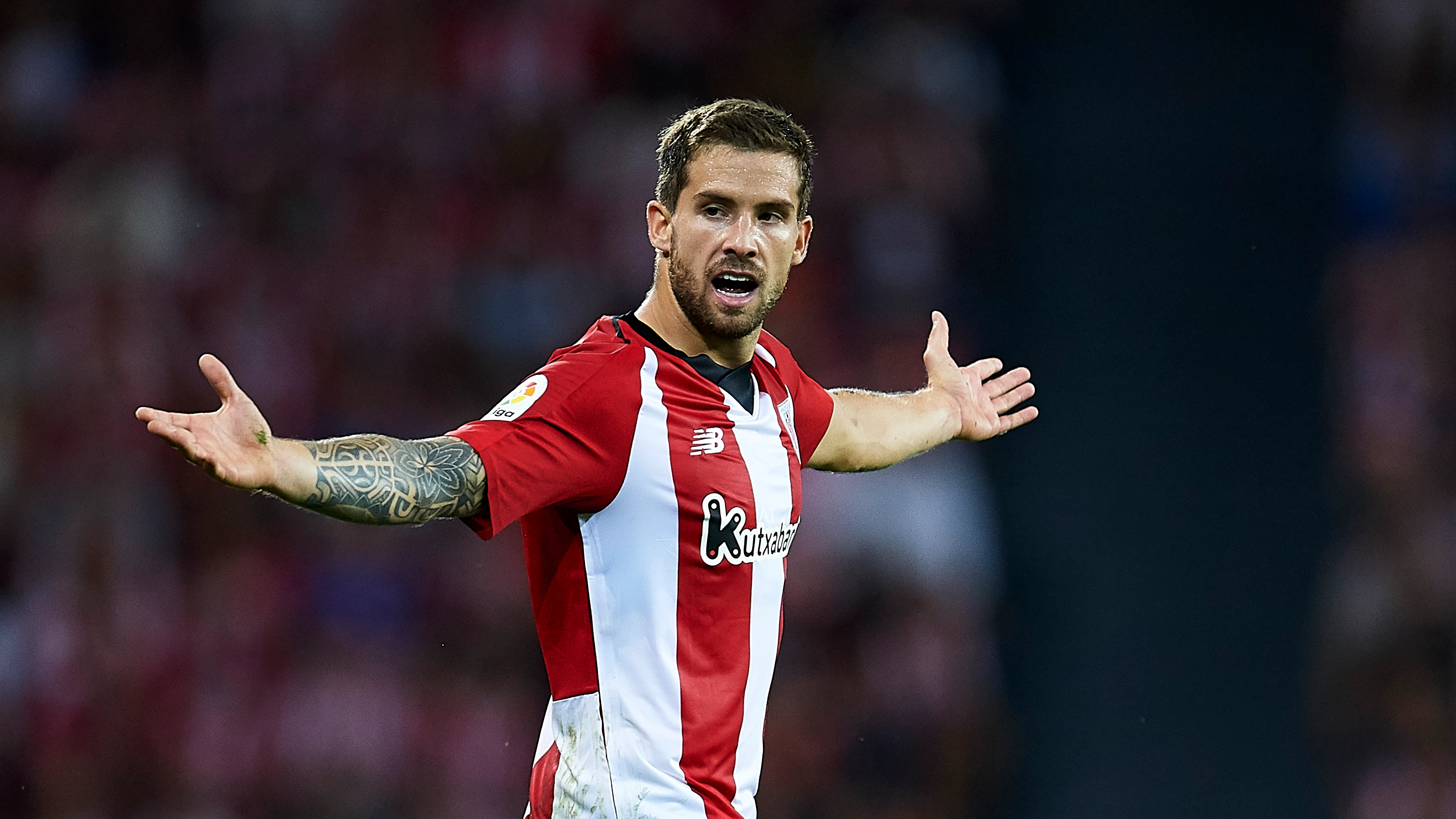 Iñigo Martínez, durante un partido con el Athletic