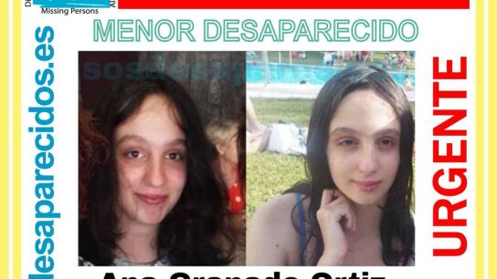 Ana Granado Ortiz, la menor desaparecida en Huelva