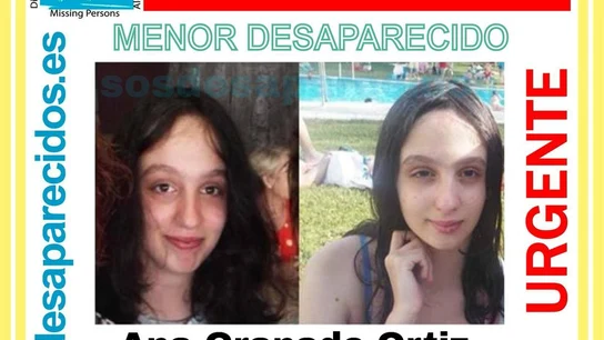 Ana Granado Ortiz, la menor desaparecida en Huelva Ana Granado Ortiz, la menor desaparecida en Huelva
