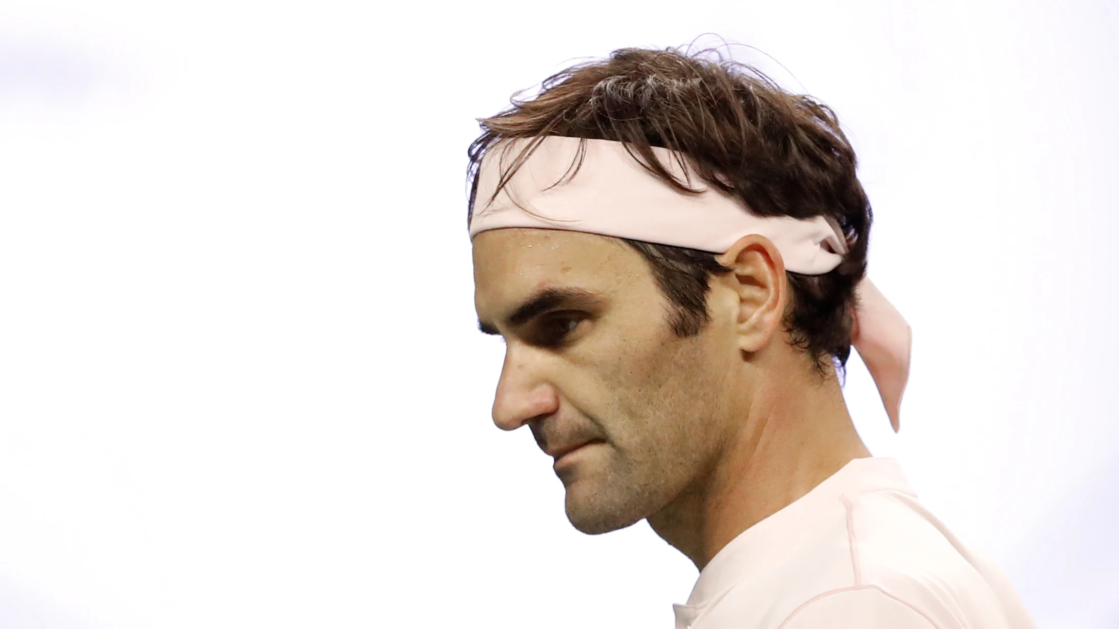 Roger Federer, durante un partido