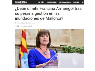 El último bulo publicado por 'Caso Aislado' El último bulo publicado por 'Caso Aislado'