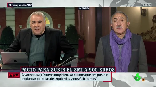 Antonio García Ferreras y Pepe Álvarez Antonio García Ferreras y Pepe Álvarez