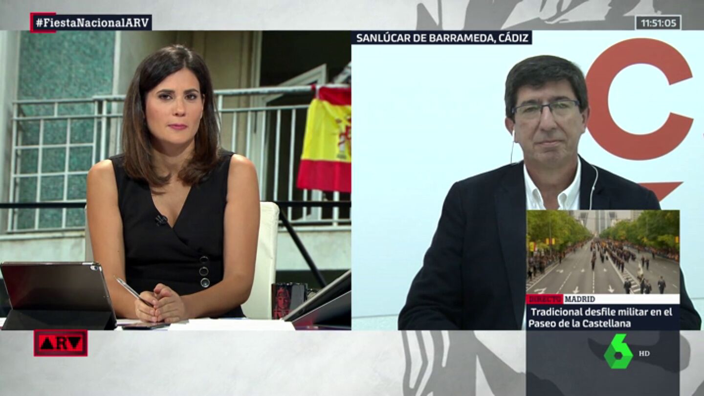 Juan Mar&iacute;n, sobre la manifestaci&oacute;n de que encabezan C's, VOX y PP: "No es una cuesti&oacute;n de qui&eacute;n est&aacute; al frente, sino de qu&eacute; est&aacute; representando"