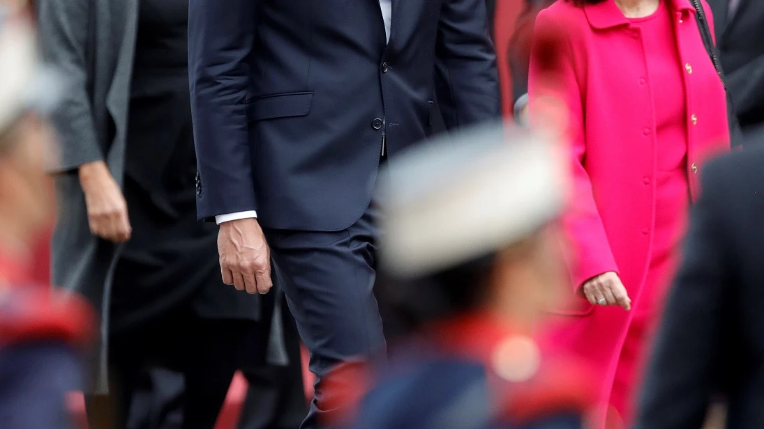 Imagen de Pedro Sánchez en el desfile de la Fiesta Nacional