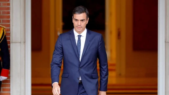 Pedro Sánchez en el Palacio de la Moncloa Pedro Sánchez en el Palacio de la Moncloa