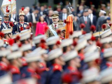 Día de la Hispanidad 2019: El Rey Felipe VI, en el desfile del 12 de octubre Día de la Hispanidad 2019: El Rey Felipe VI, en el desfile del 12 de octubre