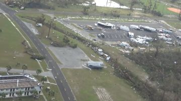 Imagen de la destrucción del huracán Michael en Florida