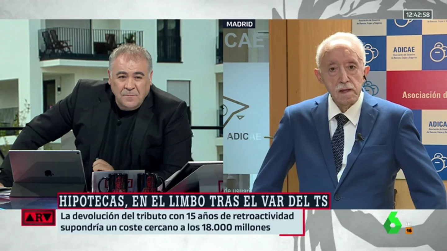 Antonio García Ferreras y Manuel Pardos, presidente de Adicae Antonio García Ferreras y Manuel Pardos, presidente de Adicae