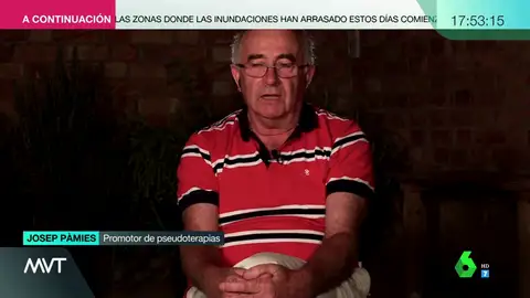 Josep Pàmies, tras recibir denuncias por prometer curar el autismo con lejía: "Estaré orgulloso de acabar en la cárcel" Josep Pàmies, tras recibir denuncias por prometer curar el autismo con lejía: "Estaré orgulloso de acabar en la cárcel"