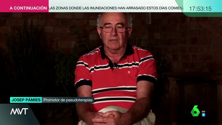  Josep Pàmies, tras recibir denuncias por prometer curar el autismo con lejía: "Estaré orgulloso de acabar en la cárcel"