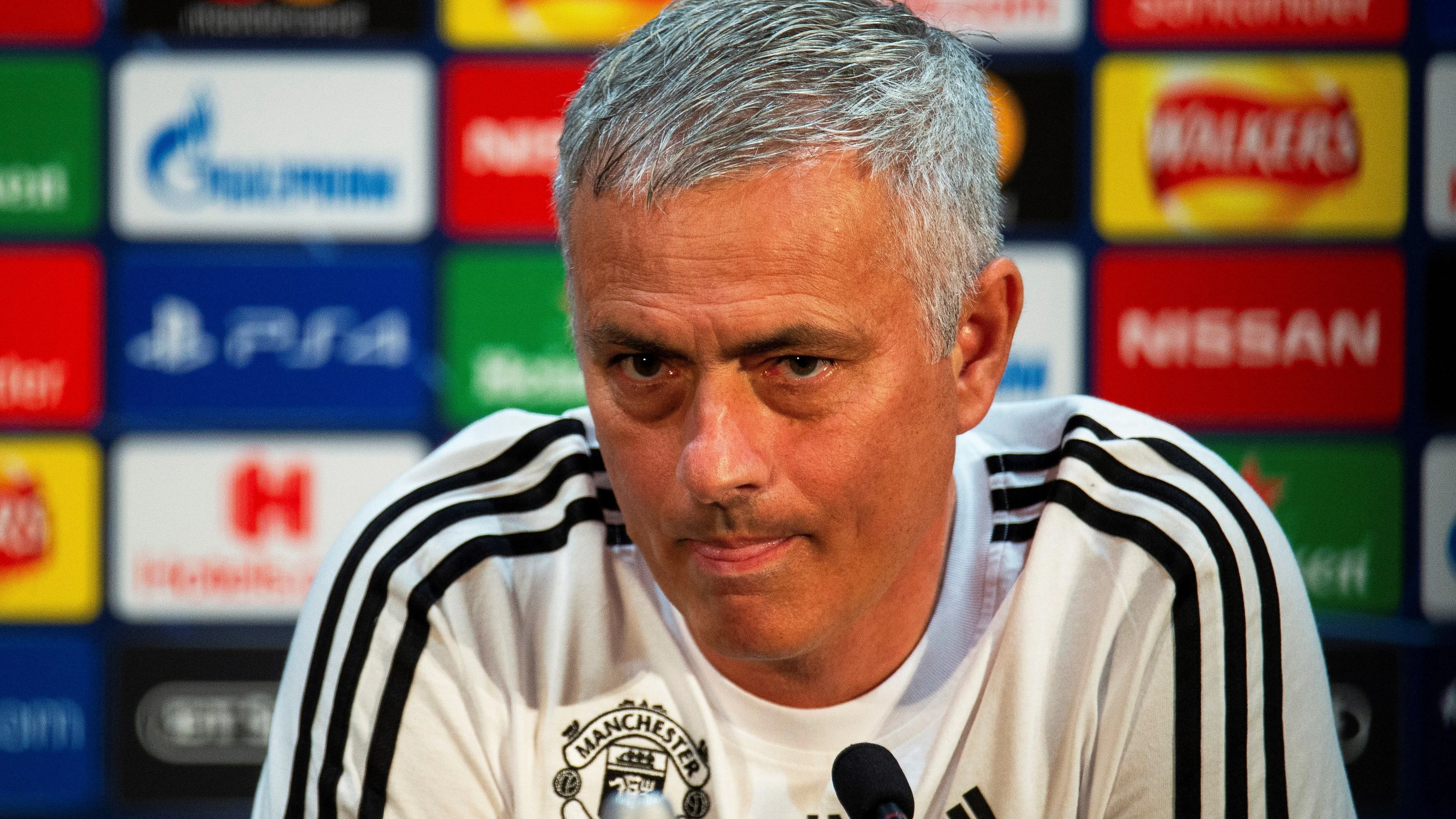 José Mourinho, en rueda de prensa