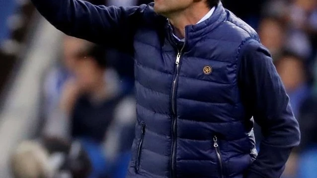 El entrenador de la Real Sociedad, Asier Garitano.