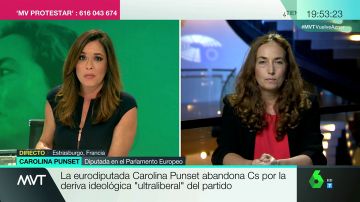 Carolina Punset, tras abandonar Ciudadanos: "Yo no soy de sacar la bandera española ni de dar besitos a Marta Sánchez"