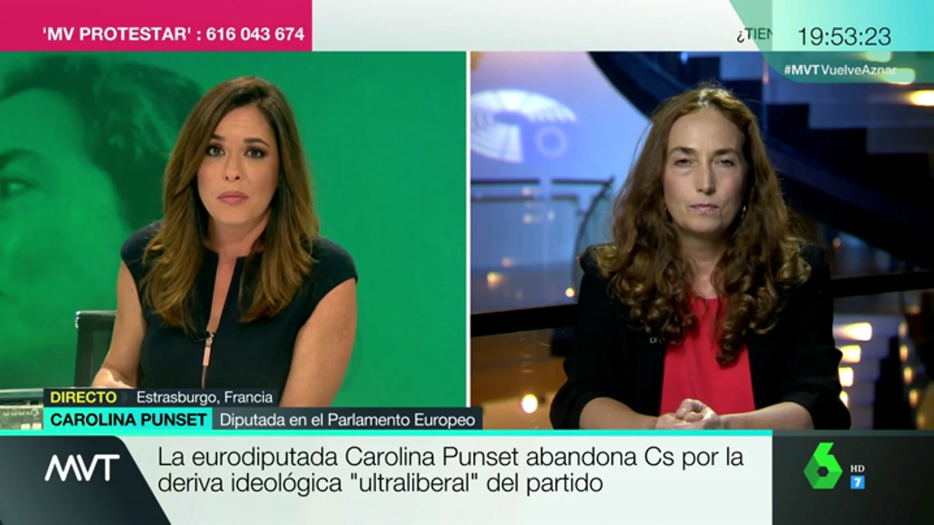Carolina Punset, tras abandonar Ciudadanos: "Yo no soy de sacar la bandera española ni de dar besitos a Marta Sánchez"