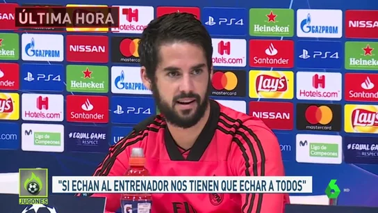 Isco defendió en rueda de prensa a Lopetegui Isco defendió en rueda de prensa a Lopetegui