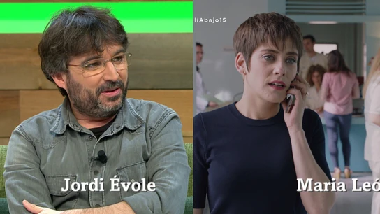 Jordi Évole y María León Jordi Évole y María León