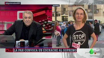 Mercedes Revuelta, sobre la manifestación de este miércoles ante el Supremo: "Los bancos se nos van de rositas con sus múltiples estafas"