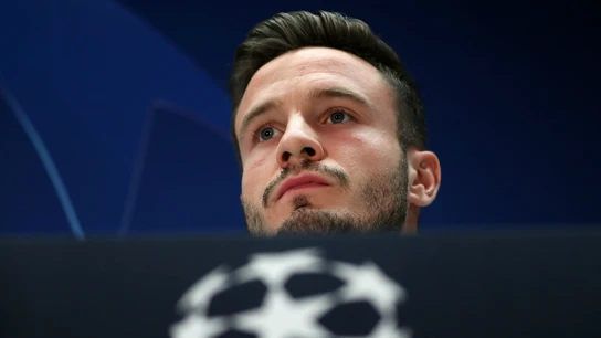 Saúl Ñíguez, en rueda de prensa Saúl Ñíguez, en rueda de prensa