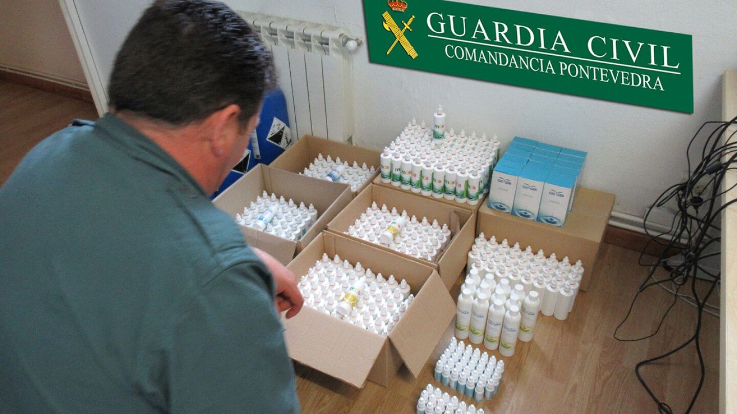 Compuestos para formar MMS incautados