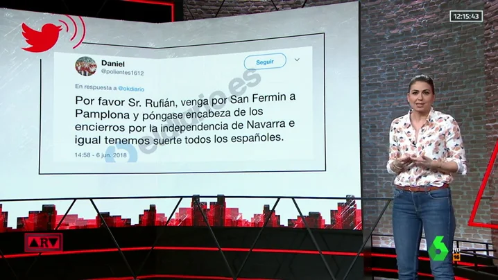 Los graves insultos a políticos de izquierdas del jefe de Policía de Navarra a través de Twitter: "Asquerosos, imbécil patológico, analfabeta"