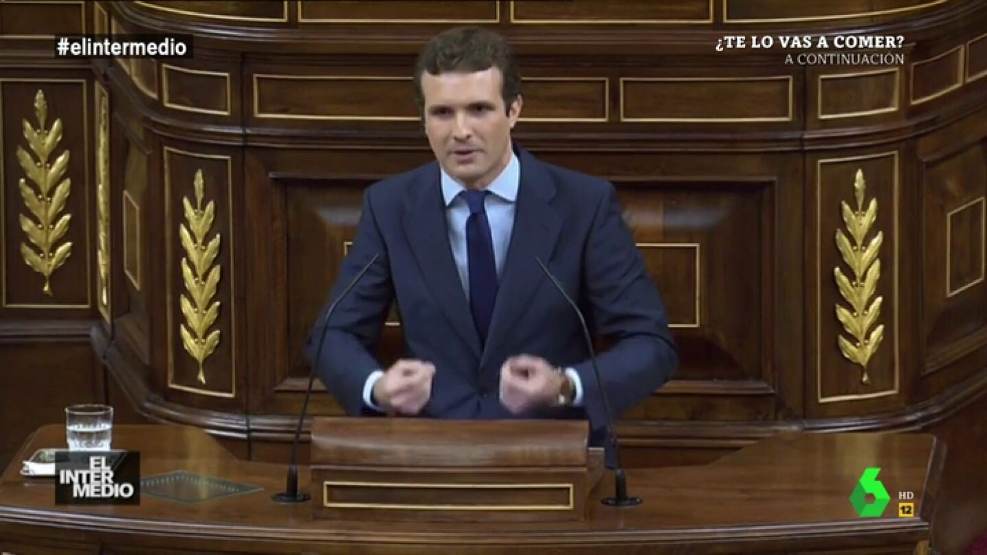 #V&iacute;deosManipulados: Esto es lo que realmente estaba viendo Pablo Casado al llamar "golpista" a S&aacute;nchez