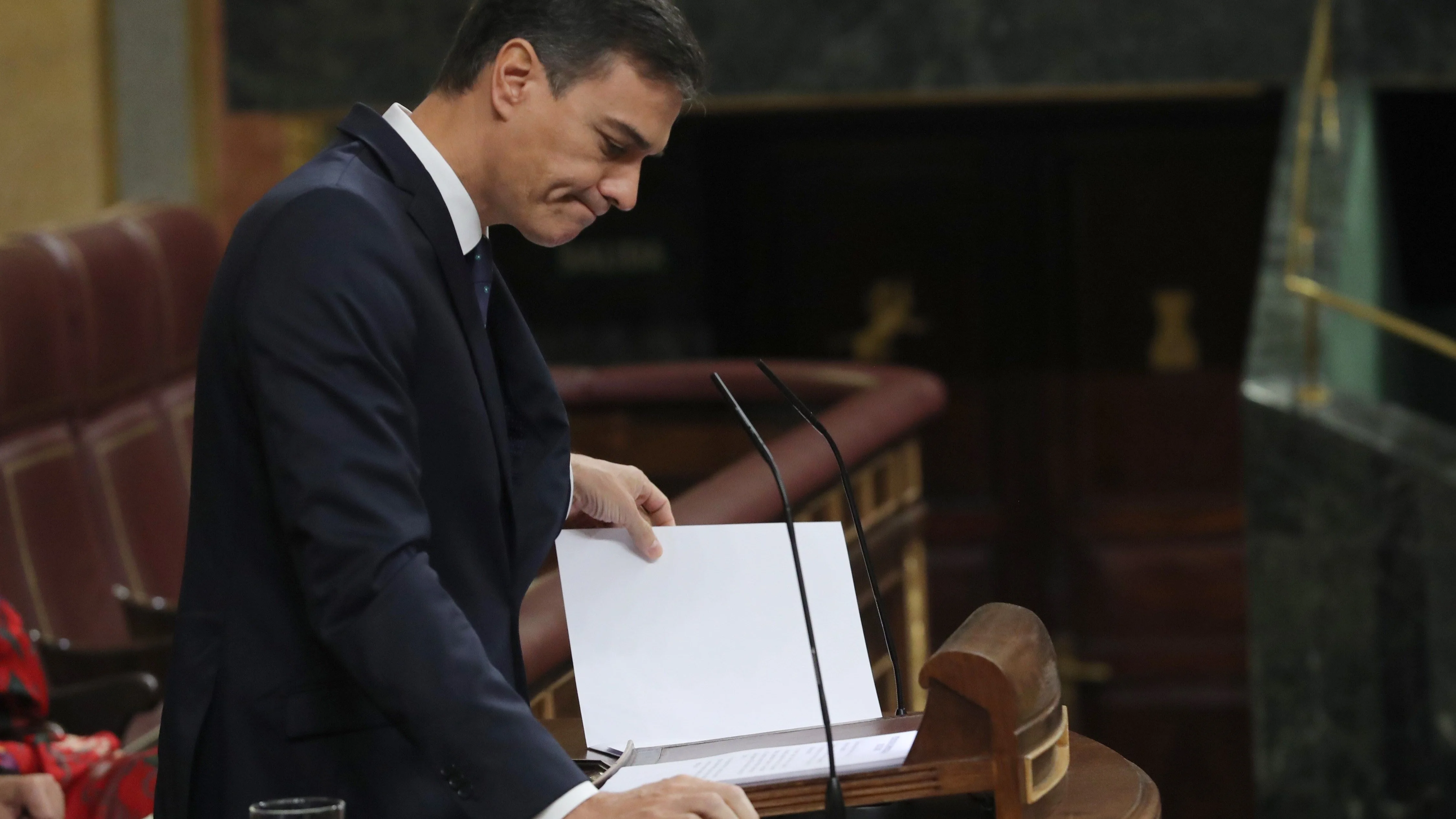 El presidente del Gobierno, Pedro Sánchez