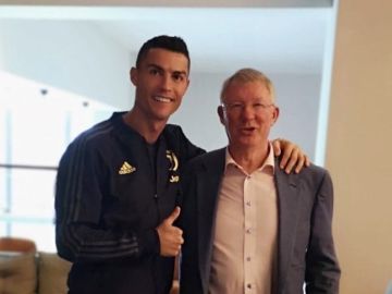 Cristiano Ronaldo y Alex Ferguson en Twitter Cristiano Ronaldo y Alex Ferguson en Twitter