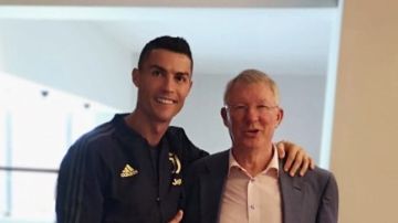 Cristiano Ronaldo y Alex Ferguson en Twitter
