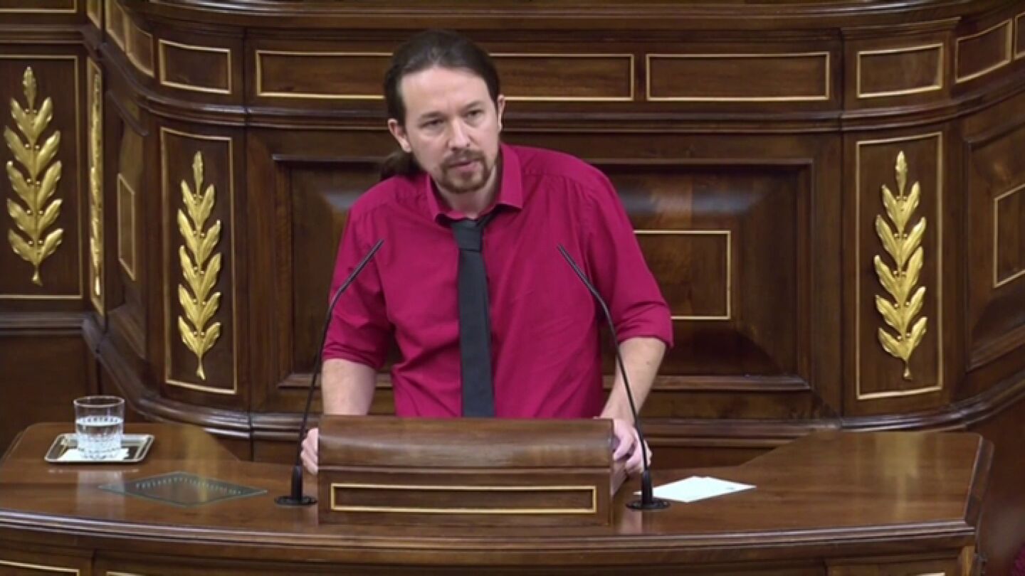 El l&iacute;der de Podemos, Pablo Iglesias