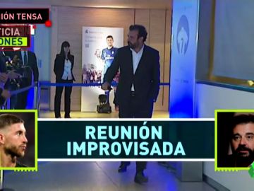 Reunión entre Sergio Ramos y José Ángel Sánchez Reunión entre Sergio Ramos y José Ángel Sánchez