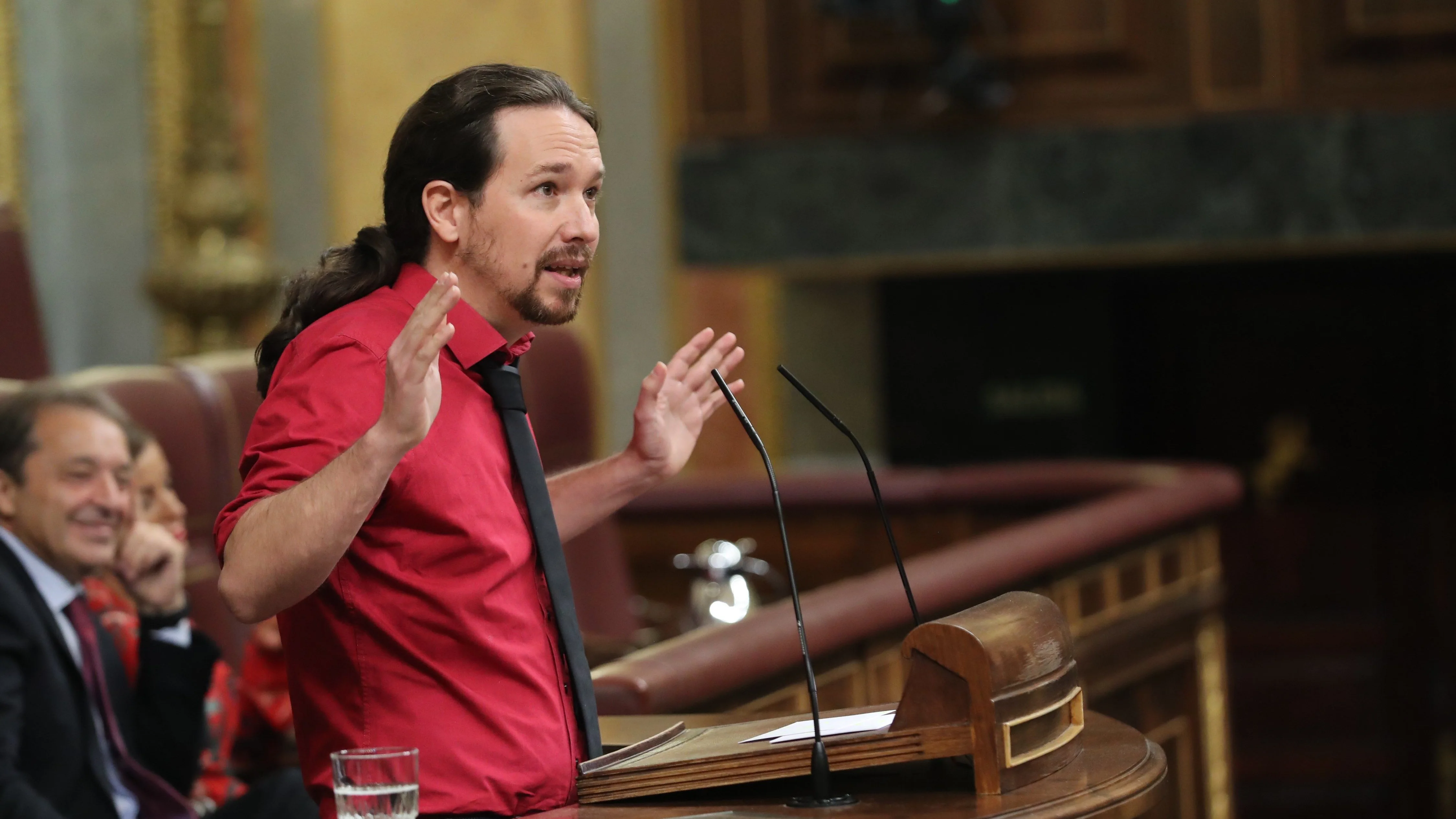 El líder de Podemos, Pablo Iglesias