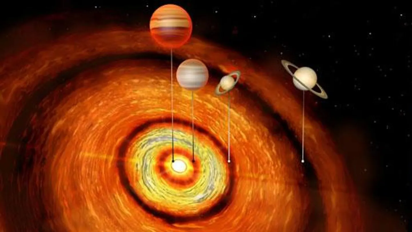 Dos Júpiter y dos Saturno para una sola estrella: así es el sistema solar que desafía las teorías de la formación planetaria Dos Júpiter y dos Saturno para una sola estrella: así es el sistema solar que desafía las teorías de la formación planetaria