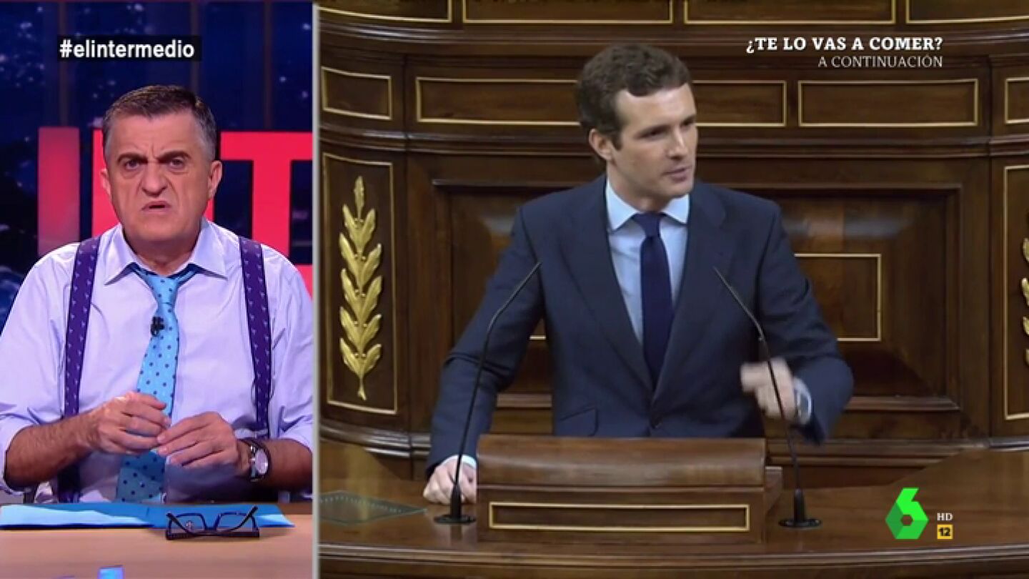 Wyoming hace un 'fast check' a Pablo Casado: "&iquest;Qu&eacute; dice el pol&iacute;grafo de Sandrita?