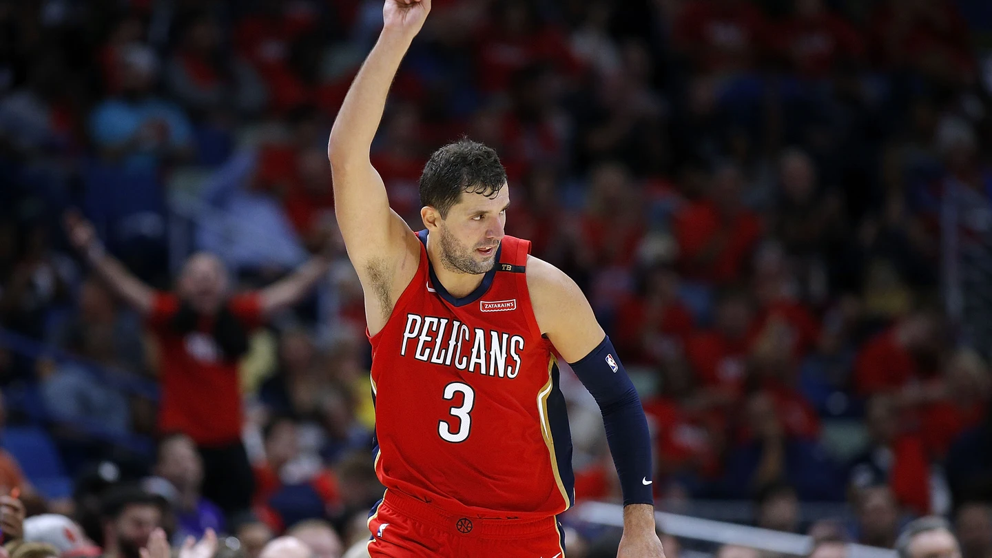 Nikola Mirotic, en un partido con los Pelicans Nikola Mirotic, en un partido con los Pelicans