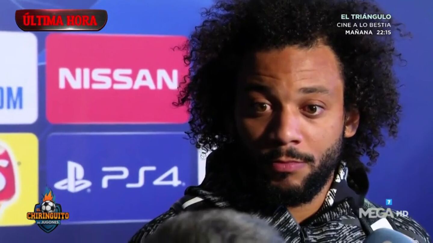 Marcelo: "Los periodistas intent&aacute;is hacer da&ntilde;o al vestuario, igual es porque no sab&eacute;is jugar al f&uacute;tbol o por envidia"