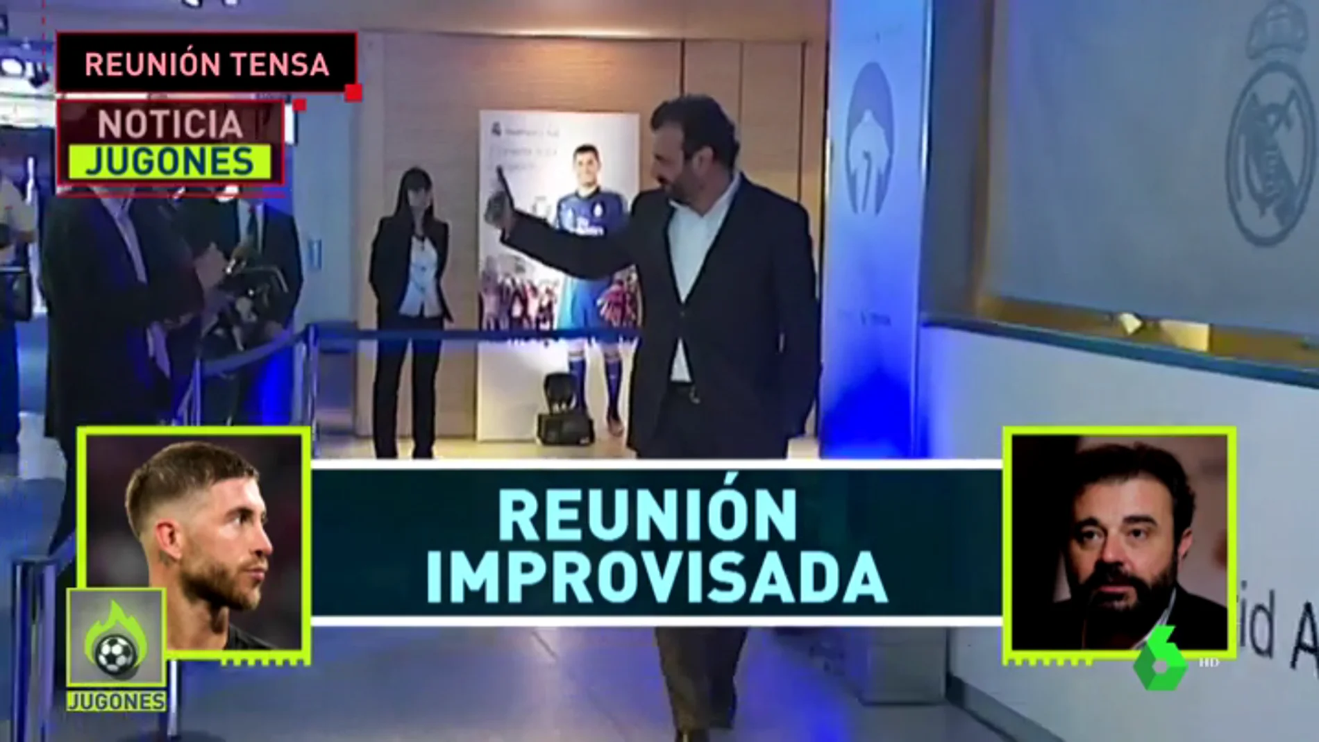 Noticia Jugones: Reunión tensa de Sergio Ramos con José Ángel Sánchez tras el partido ante el Viktoria Plzen