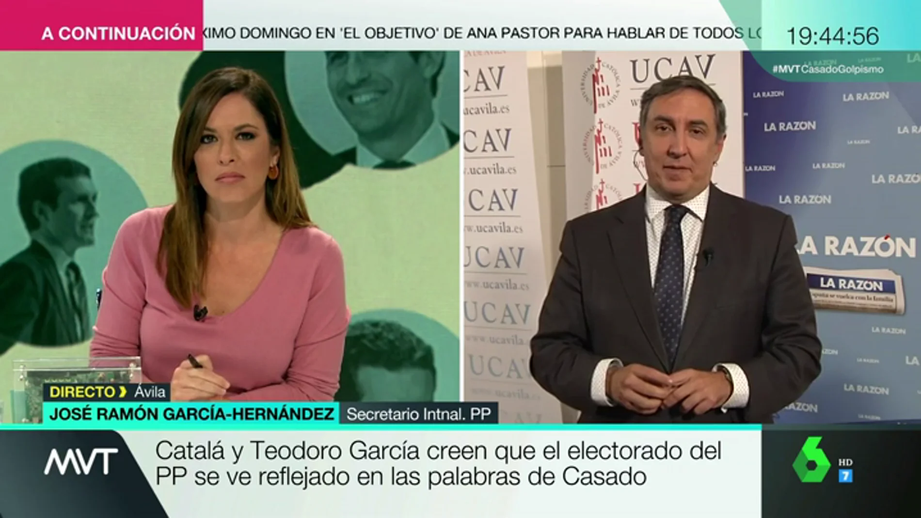 Joserra suscribe las palabras de Casado: "Si Sánchez no quiere a los independentistas como compañeros de viaje, que convoque elecciones"