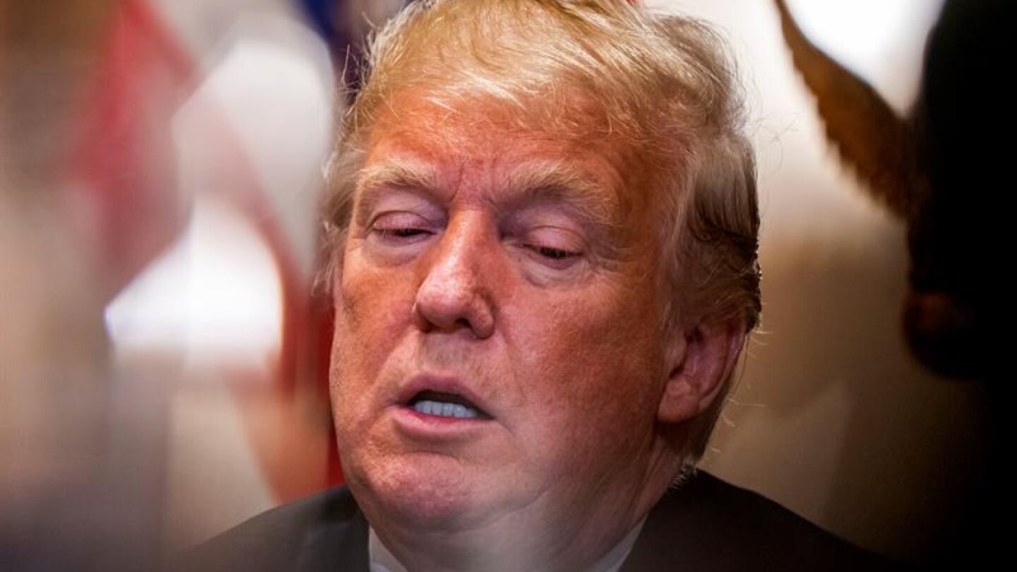 El presidente de Estados Unidos, Donald Trump