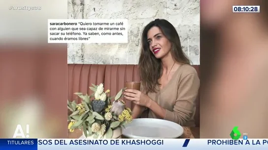 La aplaudida reflexión de Sara Carbonero en redes sociales sobre el uso excesivo teléfono móvil La aplaudida reflexión de Sara Carbonero en redes sociales sobre el uso excesivo teléfono móvil