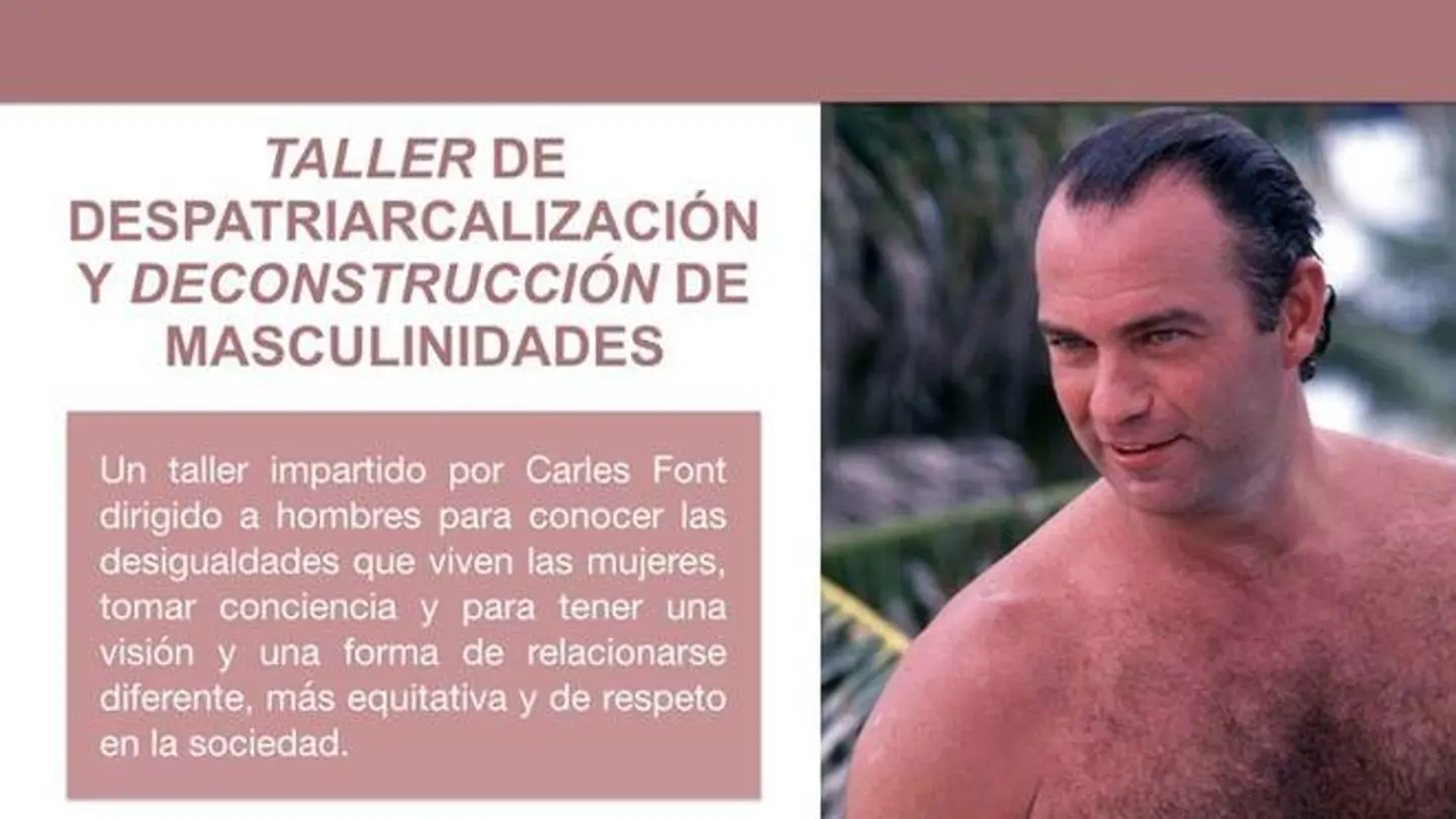Cartel de Podemos con la imagen de Bertín Osborne Cartel de Podemos con la imagen de Bertín Osborne