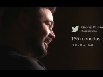 La intrahistoria del tuit de las 155 monedas de plata de Rufián La intrahistoria del tuit de las 155 monedas de plata de Rufián